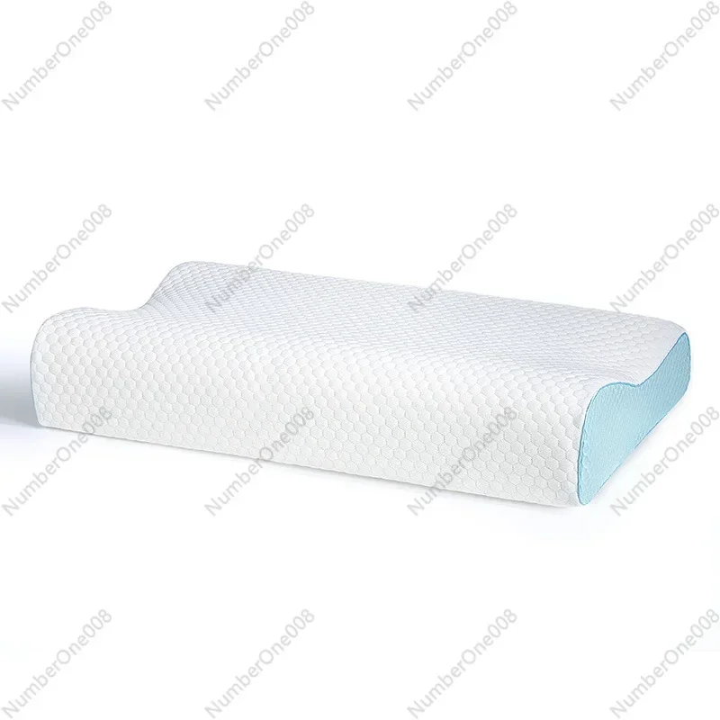 Slow Rebound Tencel Memory Cotton Pillow Core High and Low B-type Rectangular Space Memory Pillow Wave Pillow Wholesale