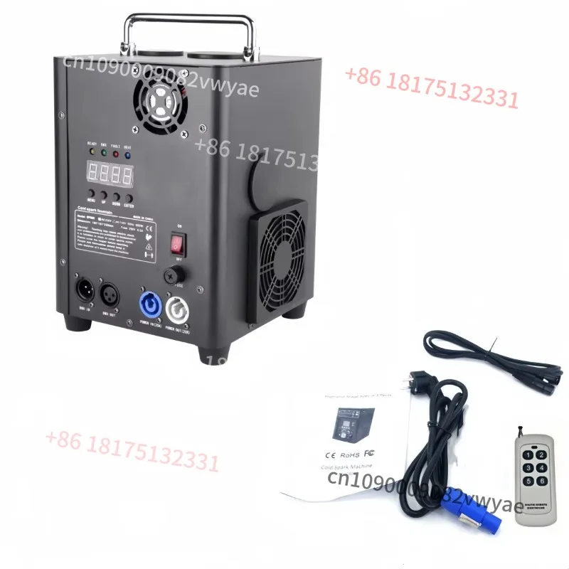 700 W Cold Spark Machine Flight Case Indoor Outdoor DJ Party Wedding DMX 512 Stage Equipment Wireless Remote Control