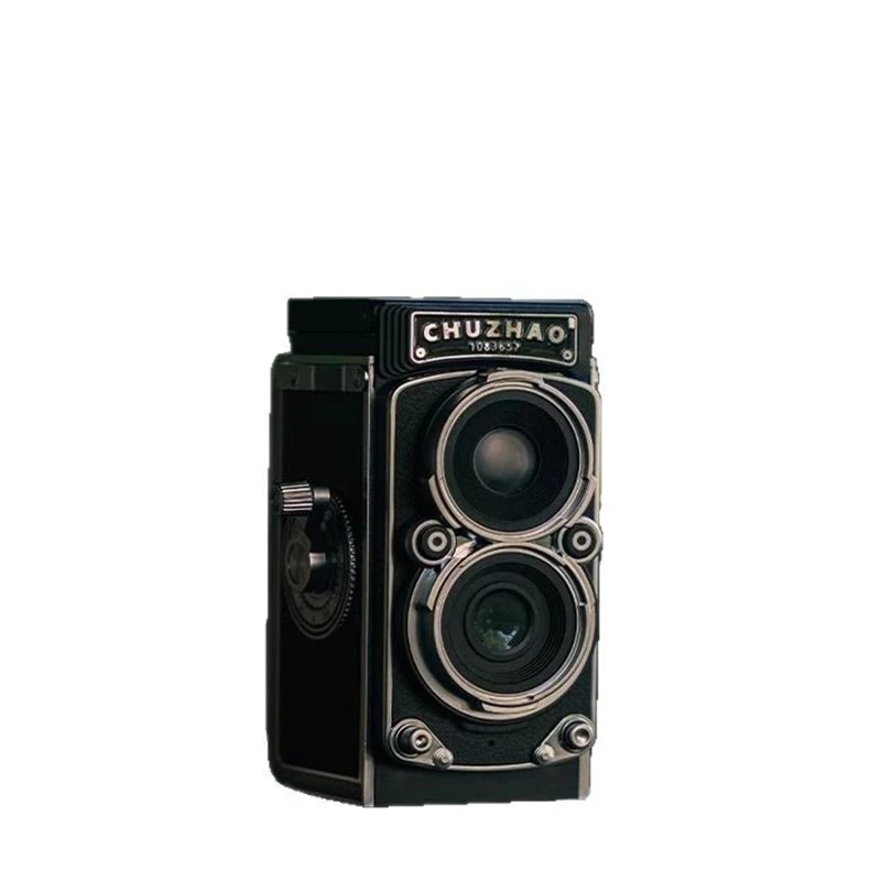 كاميرا فيلم جديدة ذات عدسة مزدوجة لموسم التخرج كرنك يدوي لتبادل العلوم الرجعية كاميرا هدية فيديو للطلاب محمولة مدمجة