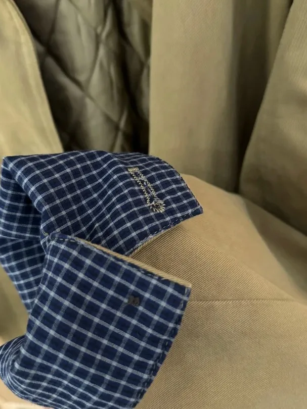 Ladies Cotton Jaet Windbreaker Mid-Length Thiened Retro Sle Commute Friendly Pure Color Autumn Winter New Arrival