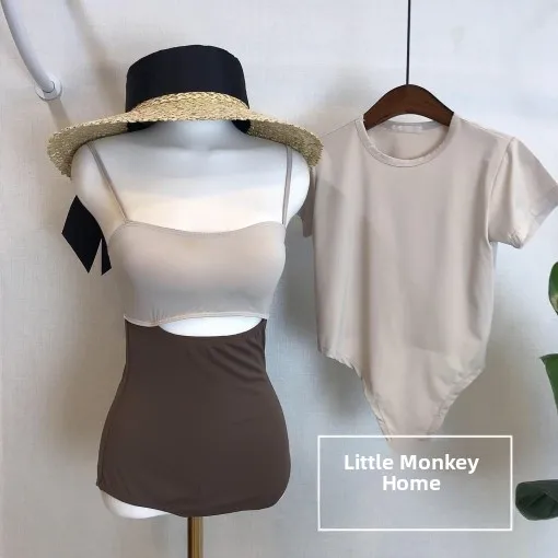 

Retro Color Blo Sexy Big Brand Materni Slimming Small Chest Large Chest One-Piece Two-Piece Set ort Sve Luxury Swimsuit