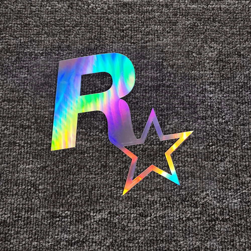 Pegatinas de coche Rockstar Game GTA5, decoración reflectante para tapa de tanque de combustible, parachoques, maletero, motocicleta, teléfono