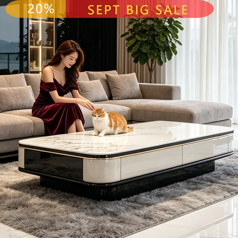 DD Italian Service Coffee Table Designer Modern Nordic Luxury Living Room Coffee Table Center Couchtisch Lounge Suite Furniture