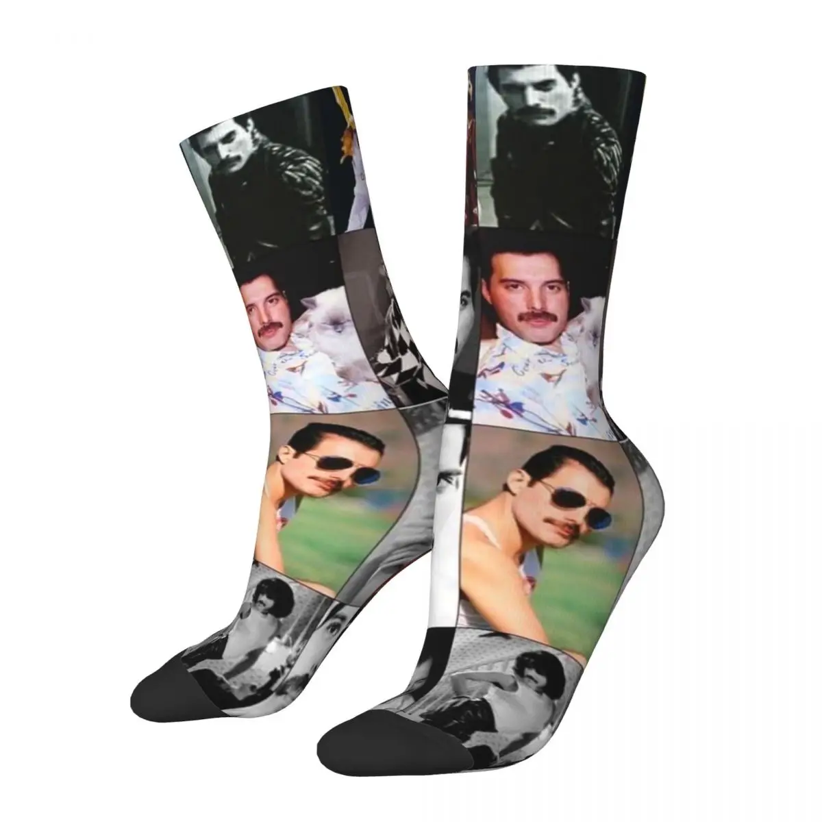 Freddie Mercury Music Band Queen Socks Men's Women's Fashion Socks Crazy Spring Summer Autumn Winter Socks Gifts