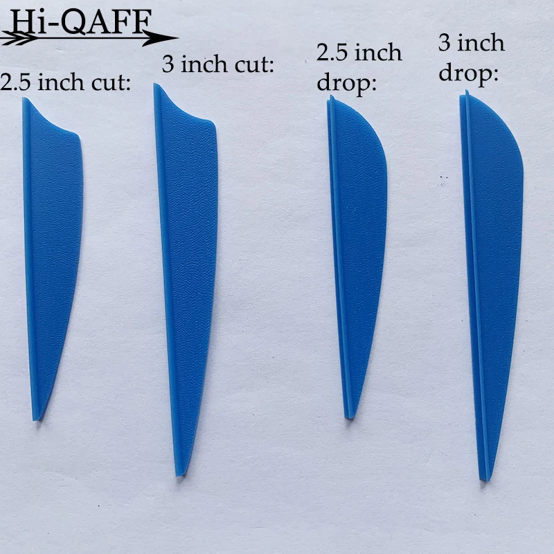 36 قطعة Hi-Q 2.5 بوصة درع مطاطي قطع ريشة الرماية السهم Tubber ريشة 2.5 "ملحقات الرماية