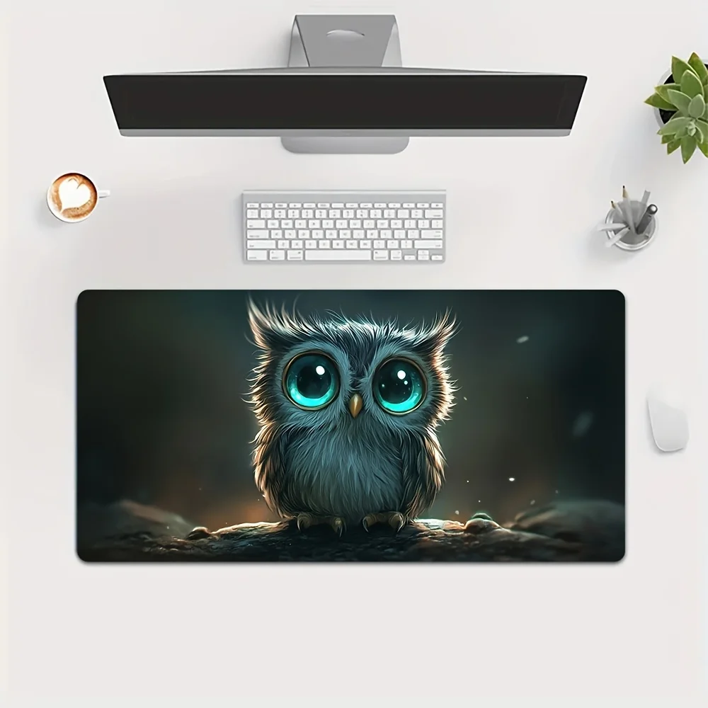 

Owl mousepad PC accessory is suitable for gamers and offices. It featuresHD printing, rubber anti-slip and washable properties