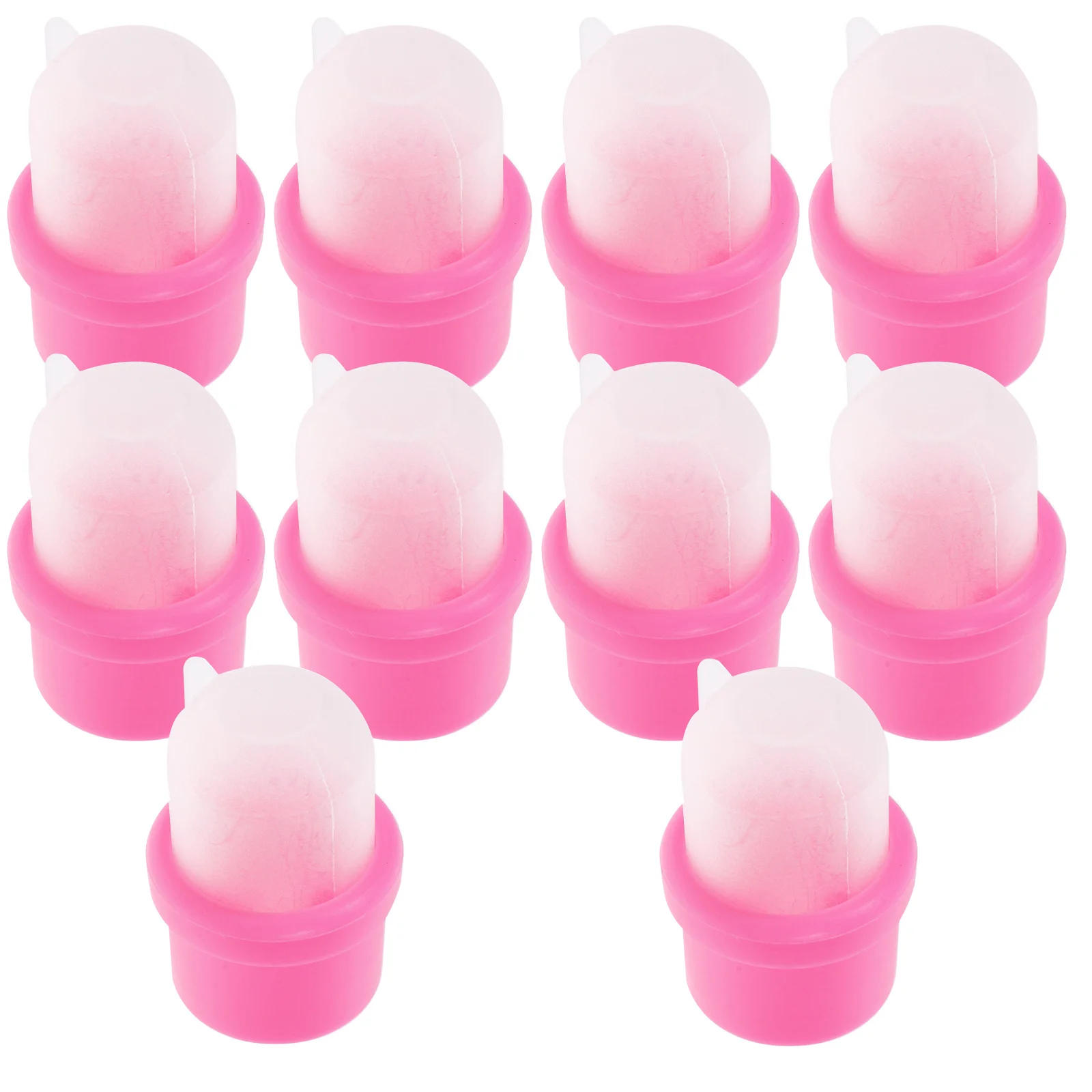 20 قطعة سيليكون مسمار الفن نقع قبالة غطاء قابلة لإعادة الاستخدام هلام أداة إزالة طلاء الأظافر إصبع مانيكير الأنظف التفاف للاستخدام المنزل صالون #5