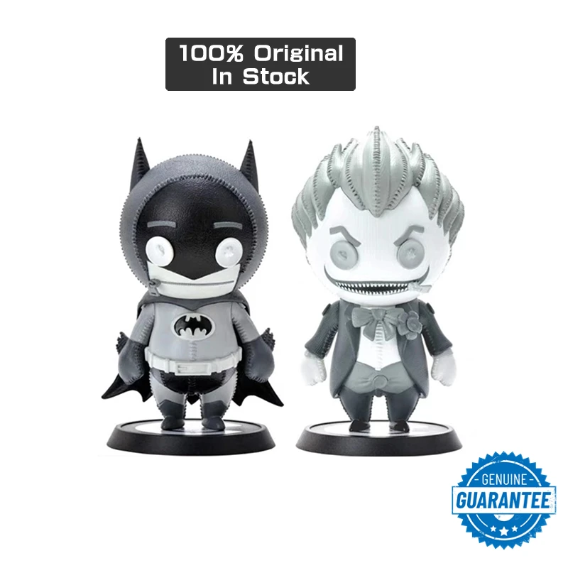 

Genuine Original Prime 1 Studio X Cutie1 Batman 12cm Batman & The Joker Black & White Q Verision Kawaii Figures Toys Model Gift