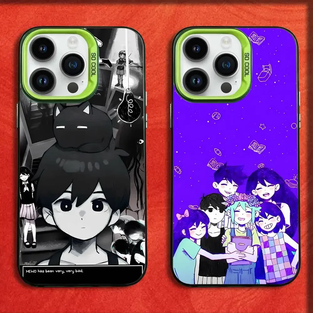 

O-Omori Game Phone Case For iPhone 17,16,15,14,13,12,11,Pro,Max,Plus,E,SE4,Air,Mini Green IMD Box