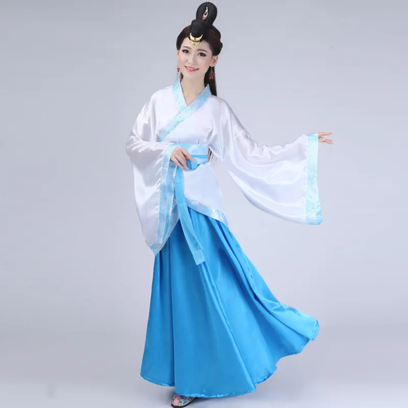 Chinese Traditionele Kleding Voor Vrouwen Tang Dynastie Oude Kostuum Hanfu Jurk Chinese Fee Jurken Performance Danskostuum