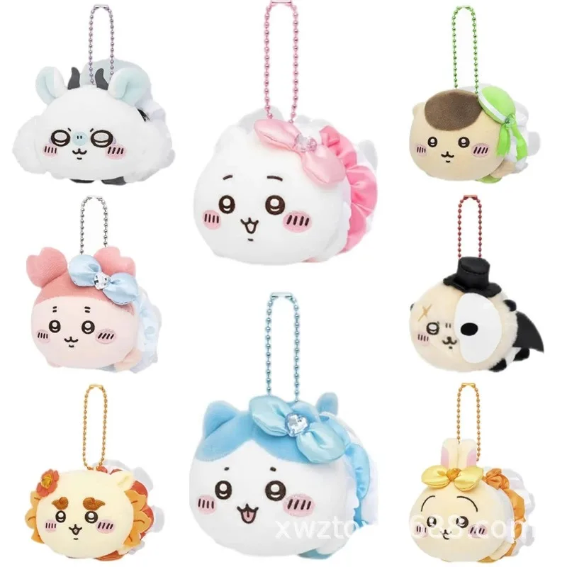 Chiikawa Magical Girl Lying Plush Pendant Chii Hachi Usagi Momonga Fluffy Doll Backpack Decor Collectible Gift For Teen Girls