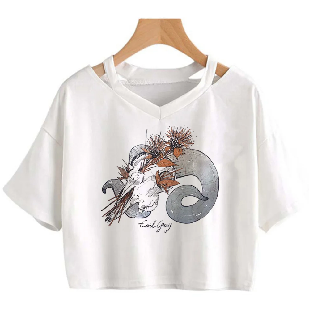 Goblincore 2000s aesthetic graphic  crop top Woman cute 2000s aesthetic manga t-shirts tee