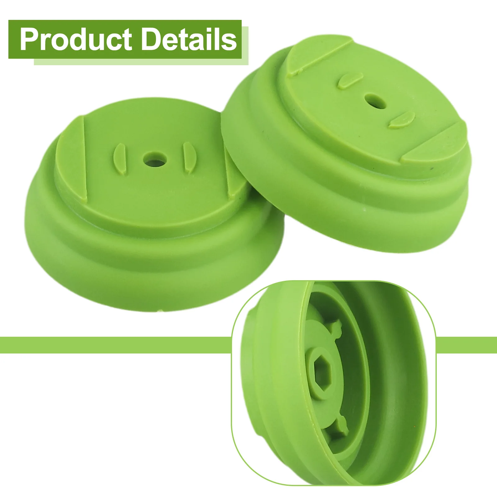 

2pcs Plastic Cover Lawn Mower Blade Base For Grass Trimmer Garden Power Tools Attachment Brushcutter Blade Base Green Black