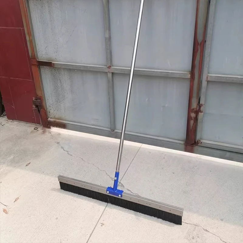 Versatile Concrete Broom Single Row Bristles 5.4m Size Wall Paint Brush for Construction Site And Concrete Finishing Gifts