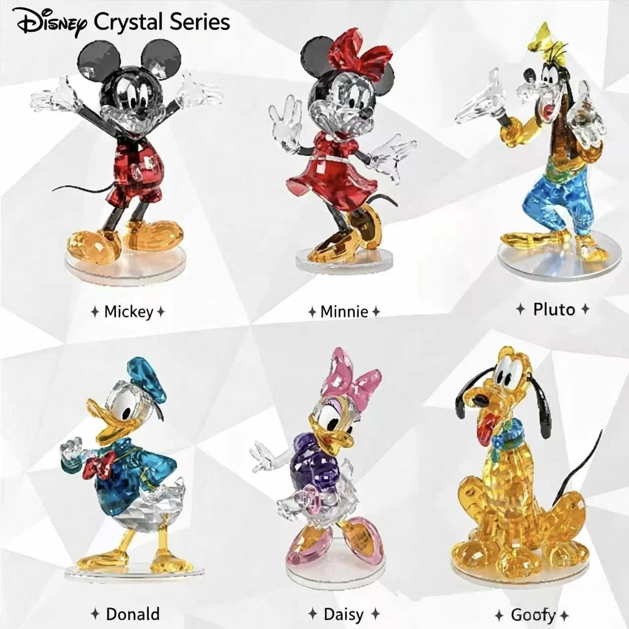 Disney Mickey/Minnie block, 3D crystal assembled block toy, large particle plush toy, deluxe gift