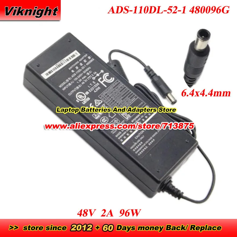 96W ADS-110DL-52-1 480096G 48V 2A AC Adapter for Reolink NVR RLN8-410 Amcrest NV4108E Lorex LNR6108 LNR6108X-N N841A8-Z