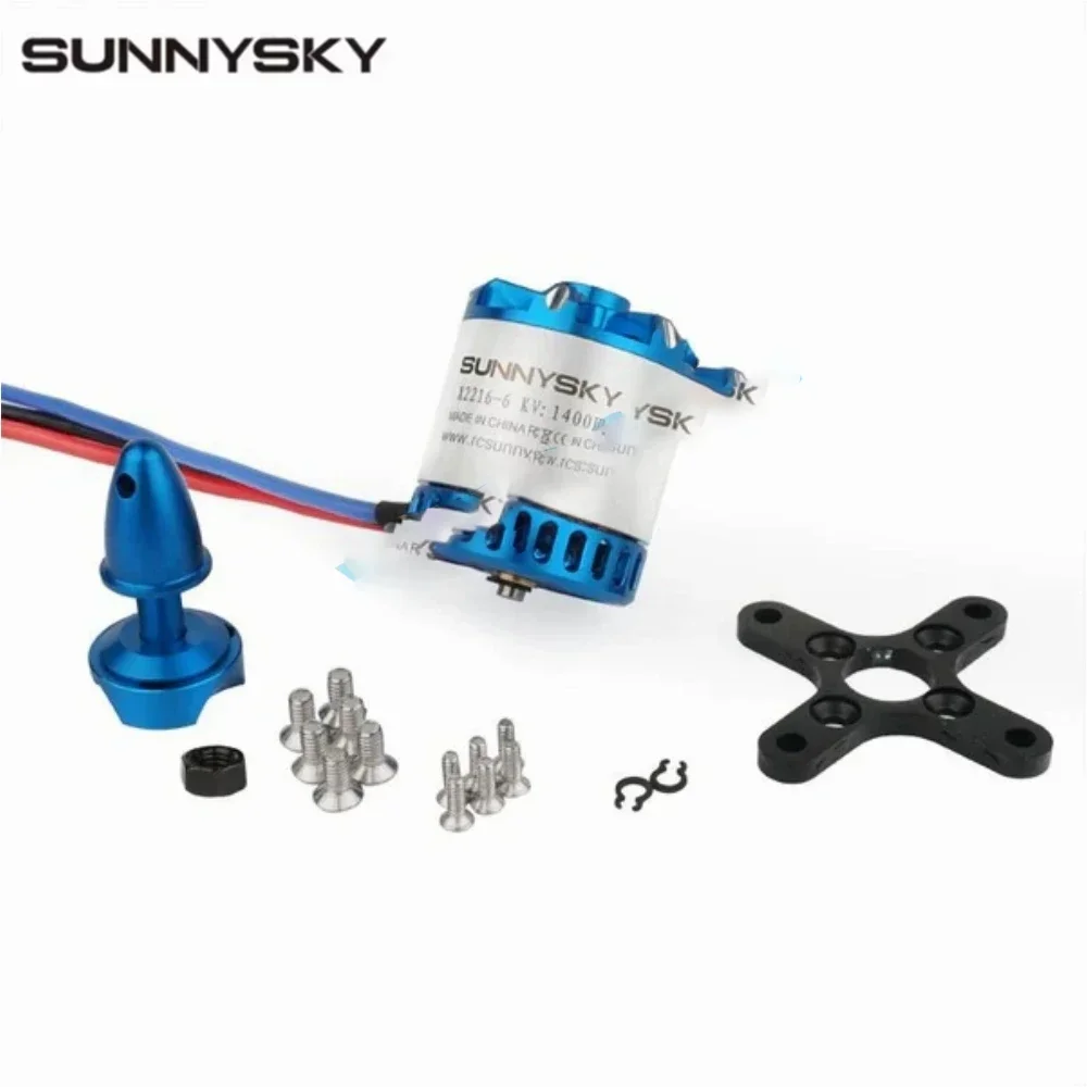 

SunnySky X2216 V3 Brushless Motor Multi-KV (KV880-2600) | 3-4S LiPo Dual Shaft Option | FPV Drone/RC Airplane Long Range Motor