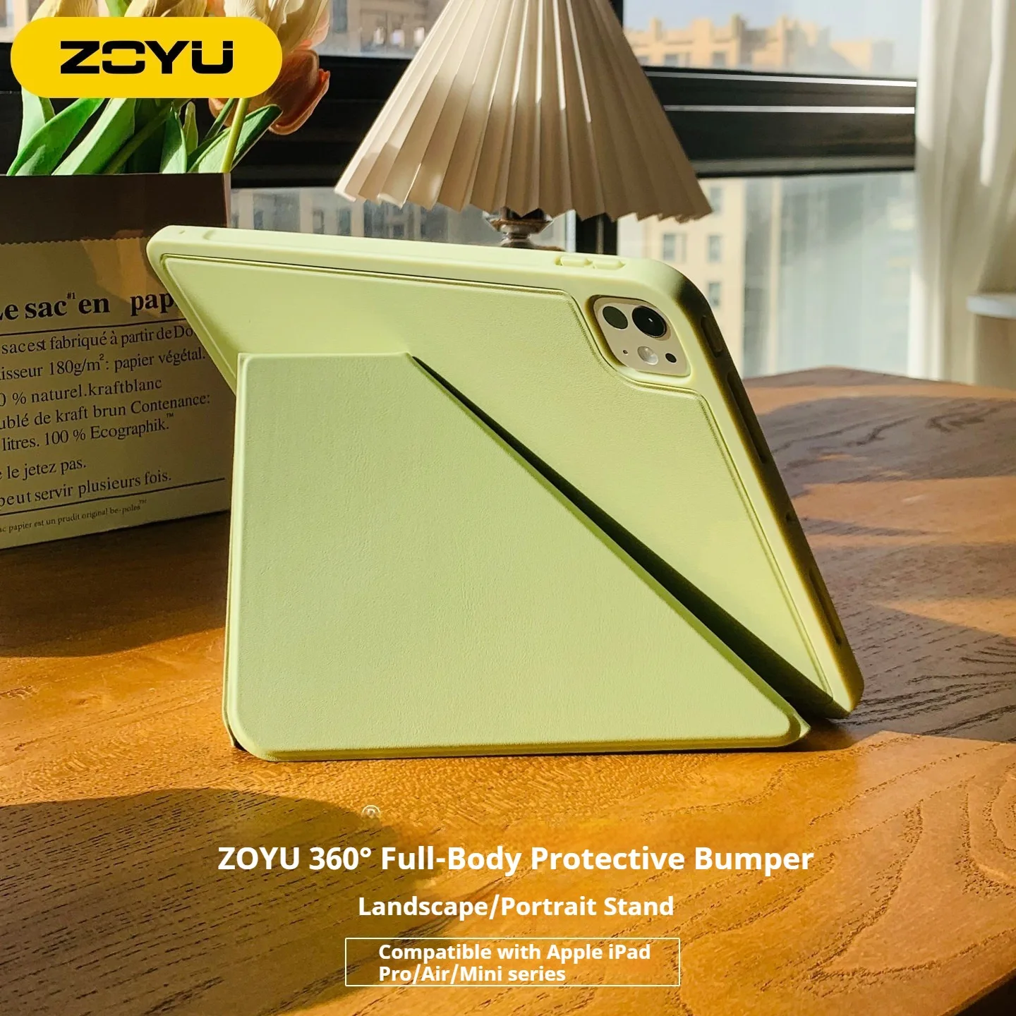 ZOYU iPad A16 11/10th Gen Case, Magnetic Removable Pen Cover, Slim Case for iPad Air 11 4/5/6/7/8, iPad Pro 11/13 inch Mini 6/7