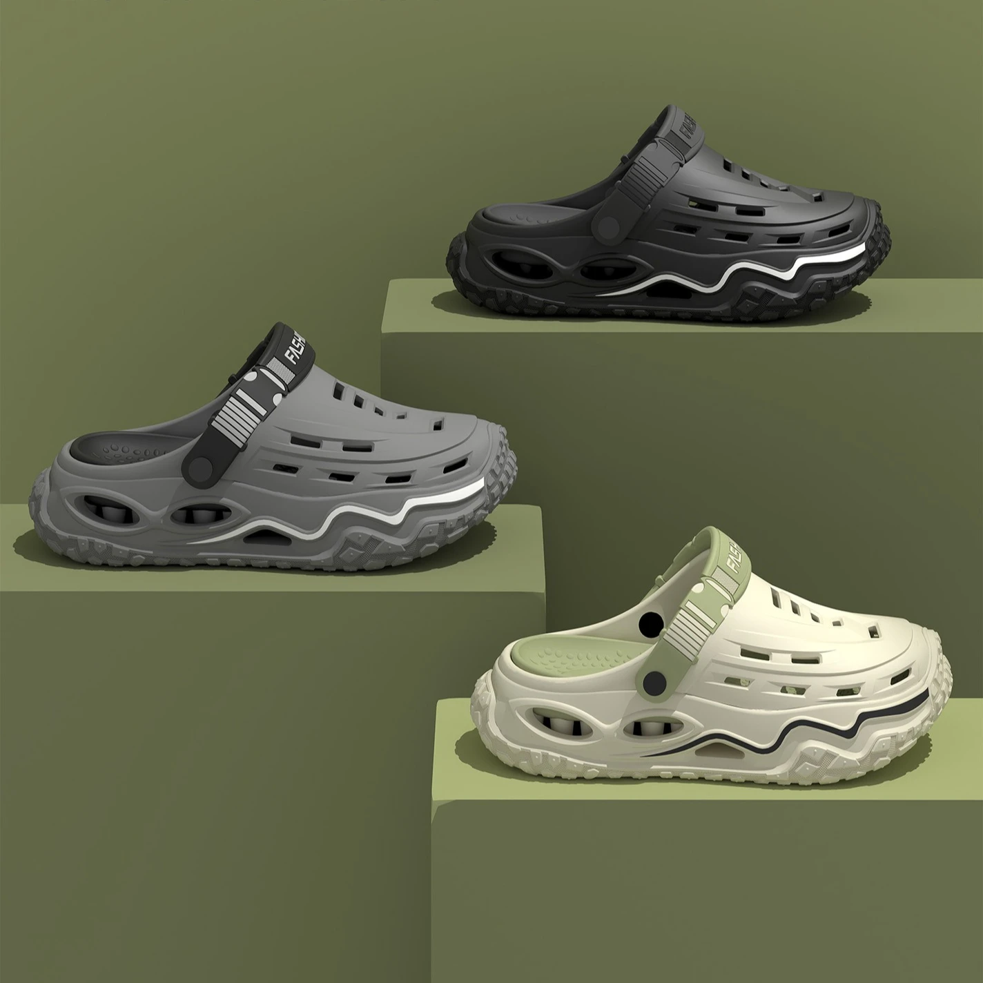 2026 New Cave Shoes for Men, 2026 Four Seasons New Outdoor Baotou Sports Anti slip Beach Treading Shit Feeling Sandals