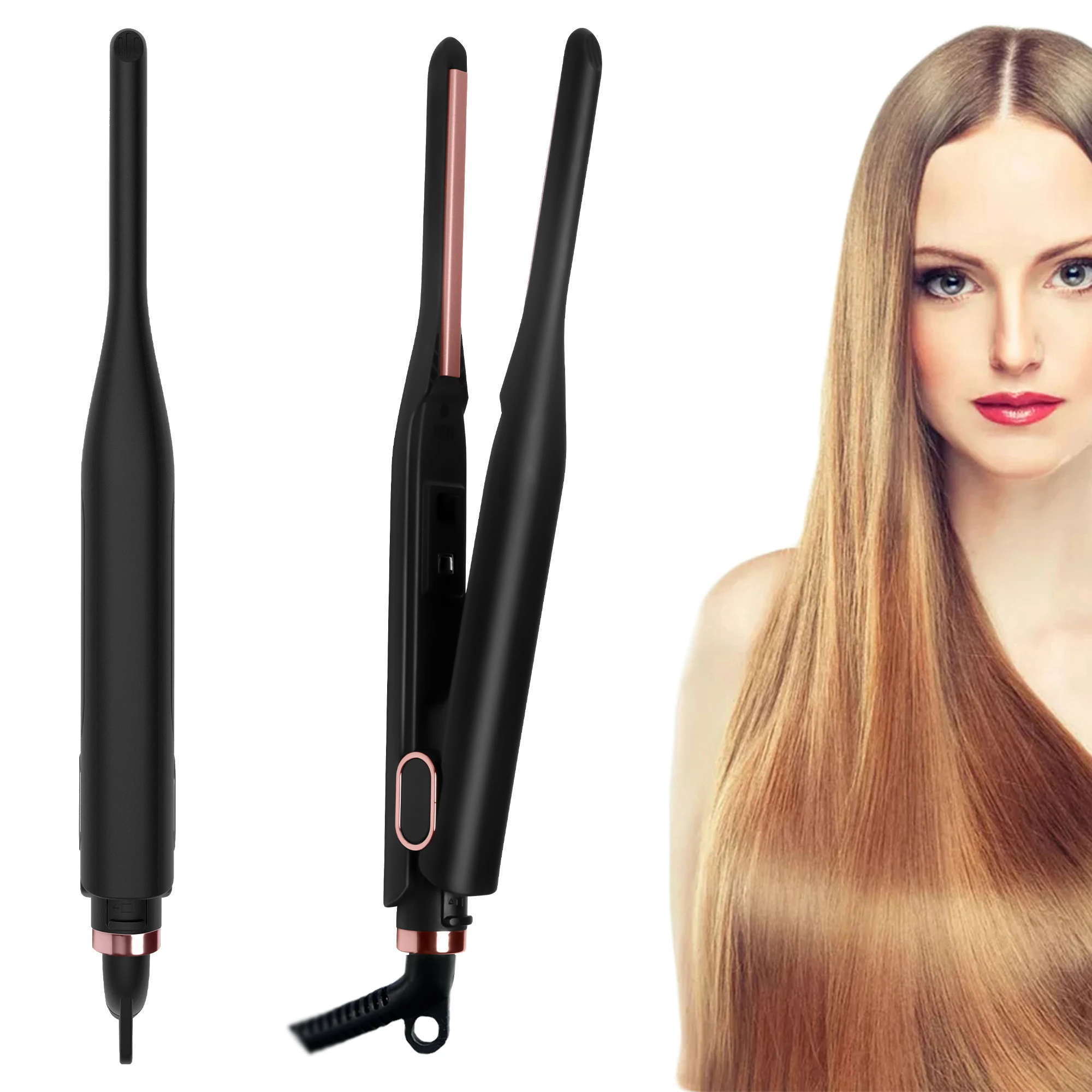 Hair Flat Irons Hair Care Iron Ceramic Hair Straightening Flat Iron Professional Hair Straightener & Curler