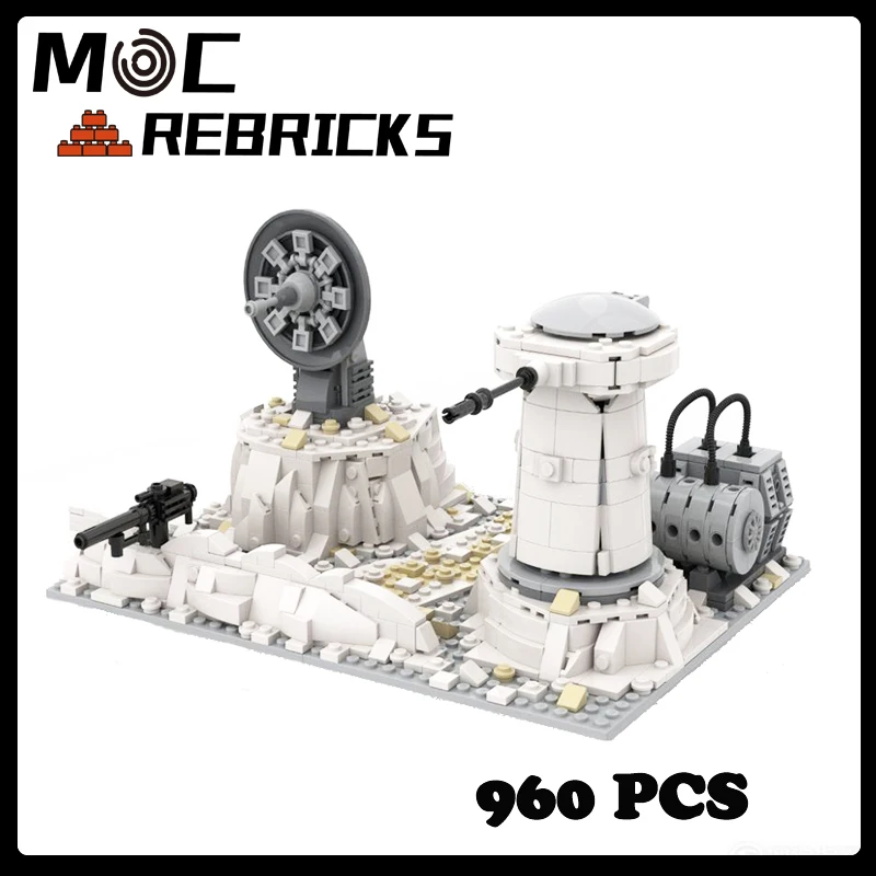 MOC Space War Series SW 5 Rebel Cannons Model DIY Assembling Bricks Building Blocks Boys Puzzle Toys Kids Xmas Creative Gifts