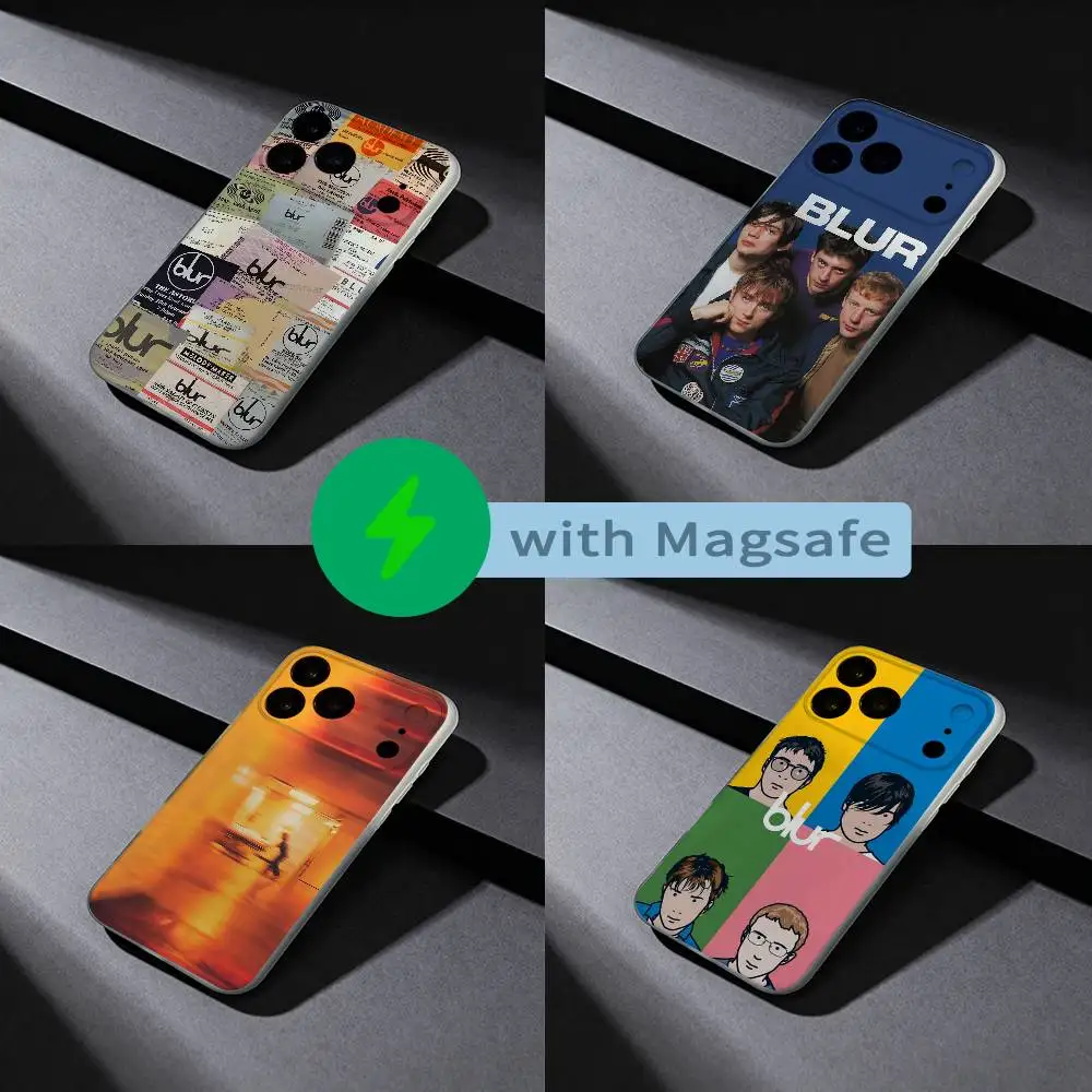 

Band B-Blur Parklife Phone Case For iPhone 17,16,15,14,13,12,X,XS,Pro,Max,Plus,E,Air,Mini with Magsafe Magnetic Slim Frosted