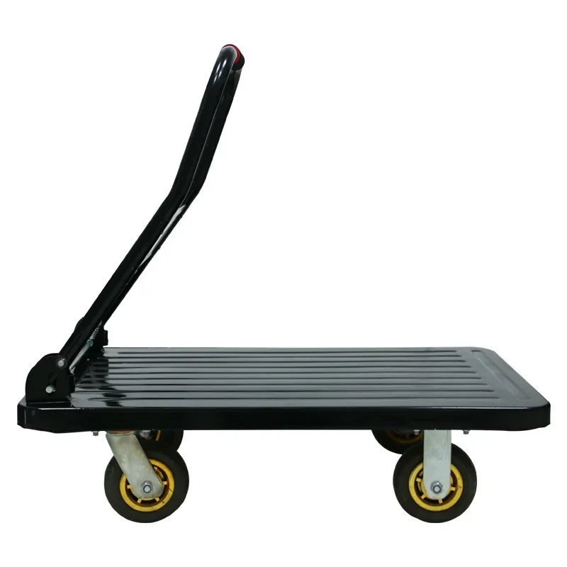 90 * 60Cm heavy  steel trolley trolley 500kg industrial foldable transport