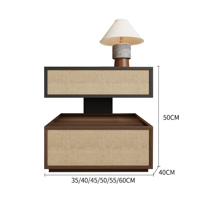 Nordic Luxury Nightstand Modern Stylish Simple Elegant Chic Bedroom Decor Style Mesa De Noche Bedroom Furniture