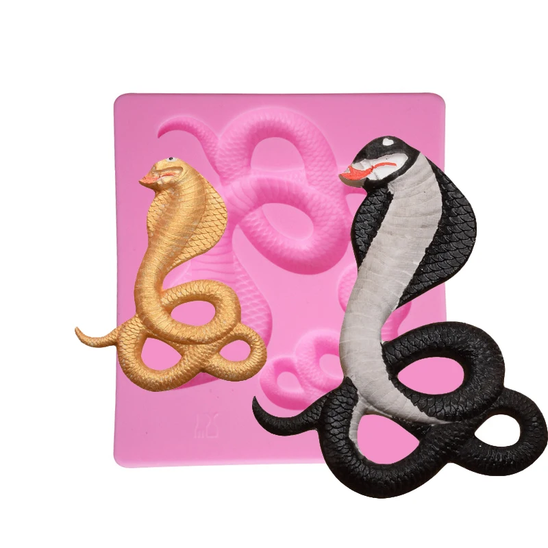 Snake Cooking Tools Chocolate Silicone Mold For Baking Fondant Of Cake Decorating Candy Sugar Kitchen Accessories