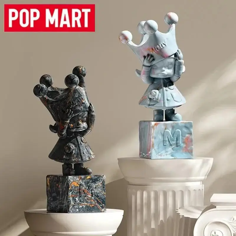 

POP MART Molly Юбилейные статуи Классический ретро 2 серии Слепая коробка Тайная коробка Угадай Сумка Игрушки Куклы Симпатичные аниме-фигурки Настольный компьютер