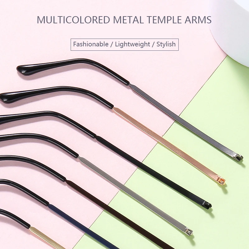 1 Pair Glasses Metal Replacement Leg Temple Arm Eyeglasses Frame Anti-Slip Glasses Frame Repair Eyewear Accessories Universal