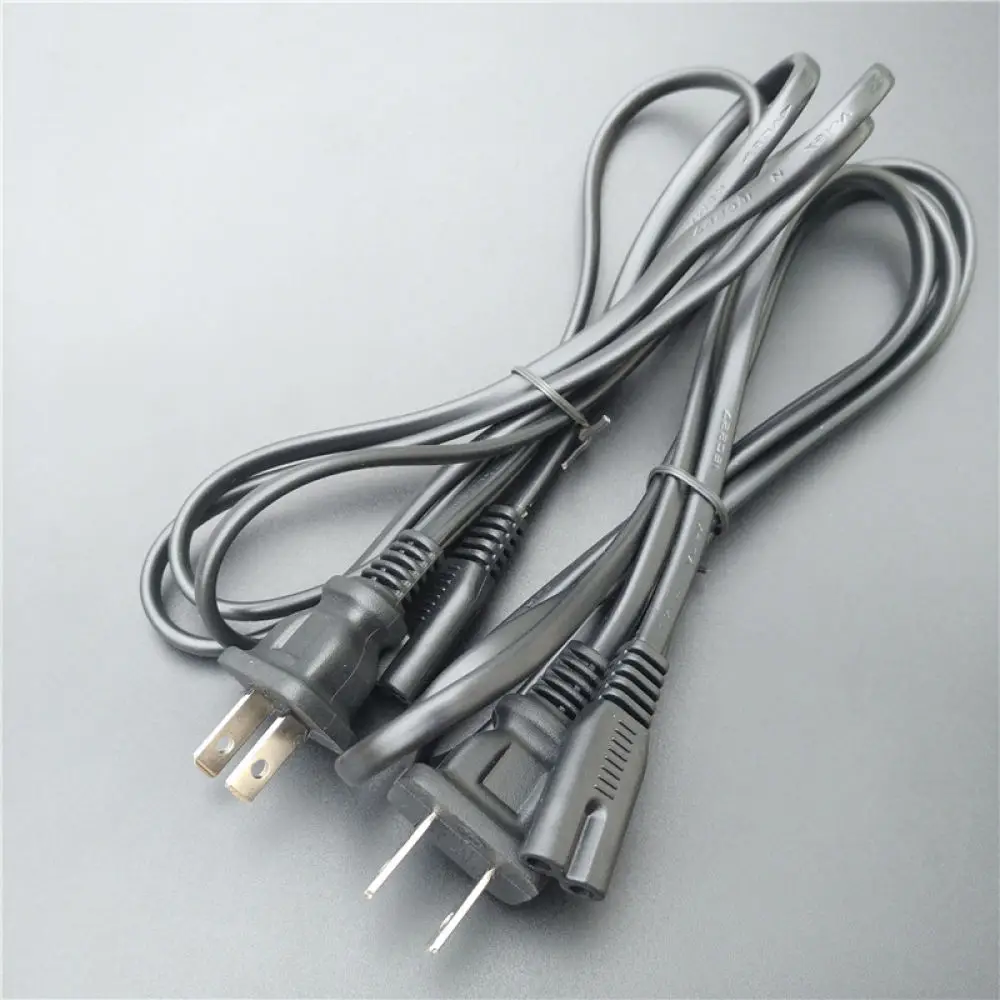 Replacement AC Power Cord 1.5m Figure 8 Cable For Electric Hand Warmer Universal 2 Pin Plug Durable Home Appliance Supply