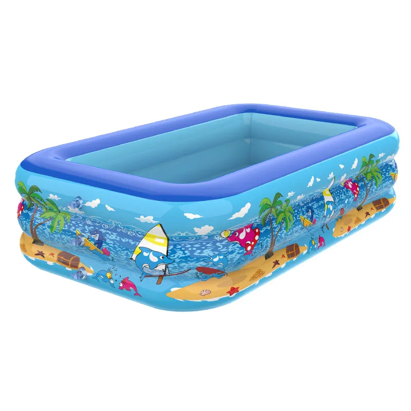 

Family Use Pvc Inflatable Classical Ocean Pattern Swimming Pool Multiple Sizes 2023 New Business Outdoor Products Swimming Pool