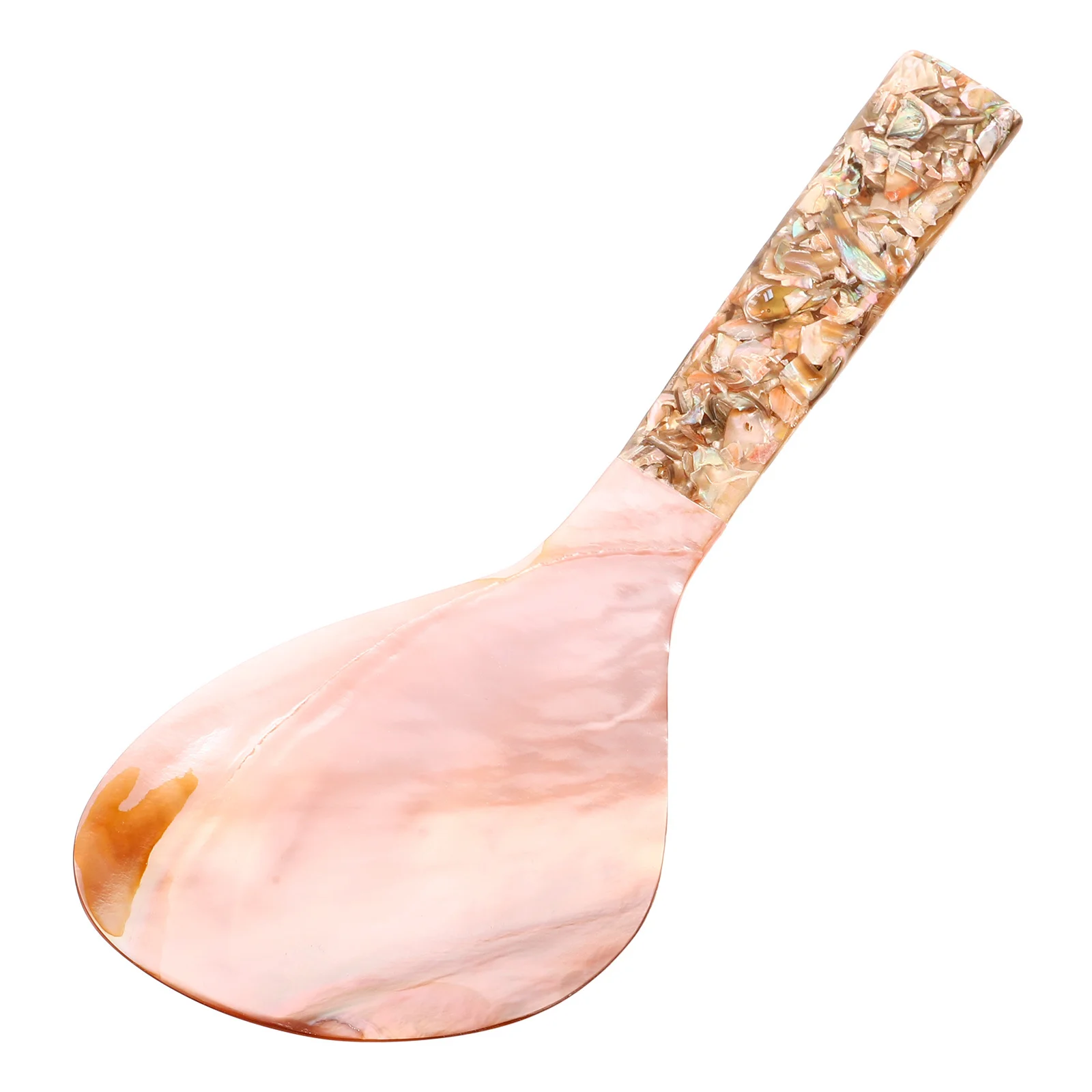 

Large Shell Rice Spoon Natural Handmade Kitchen Accessory for Soup Porridge Ice Cream Muffins Reusable Rice Paddle Spatula