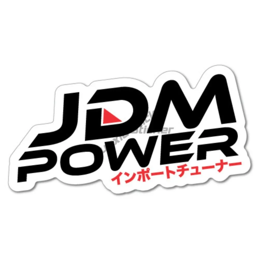Jdm Power Import Tuner Sticker Decal JDM Car Drift Vinyl Funny Camper Windows Bumper Scratch-proof Exterior Accessories