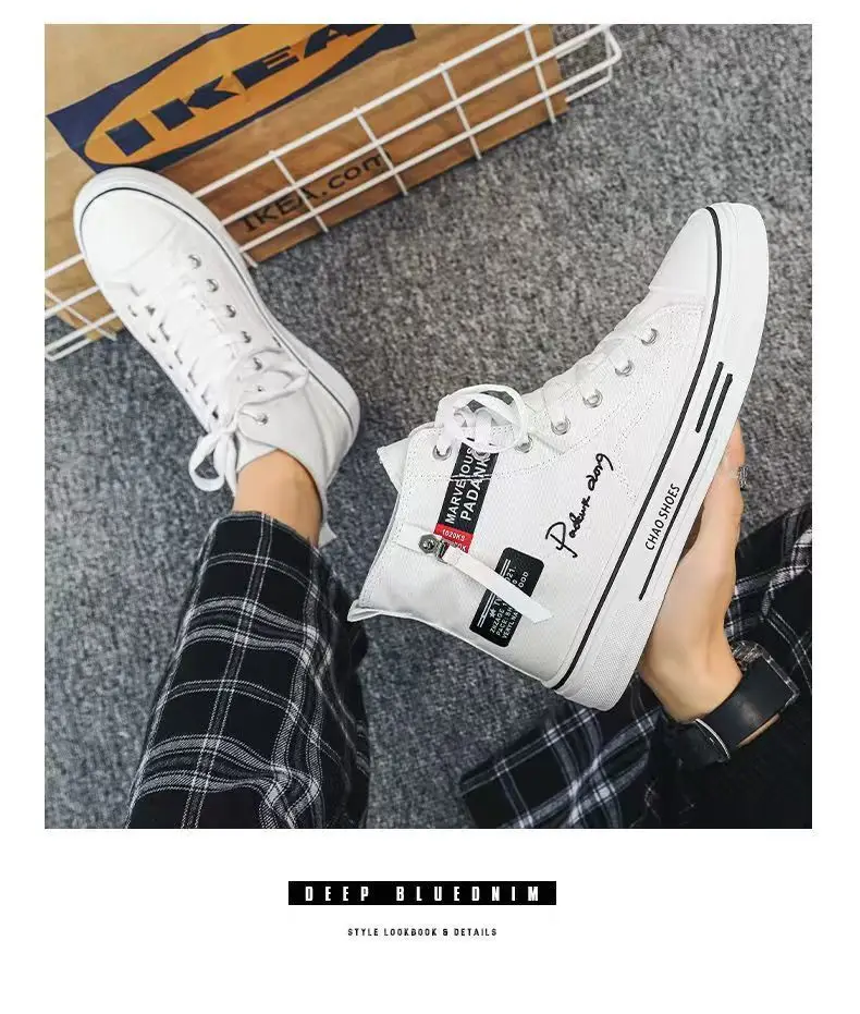 Herren Canvas Sneakers 2026 Modische Bequeme Laufschuhe Outdoor Rutschfeste Sportschuhe für Männer Freizeitschuhe – Detail 12