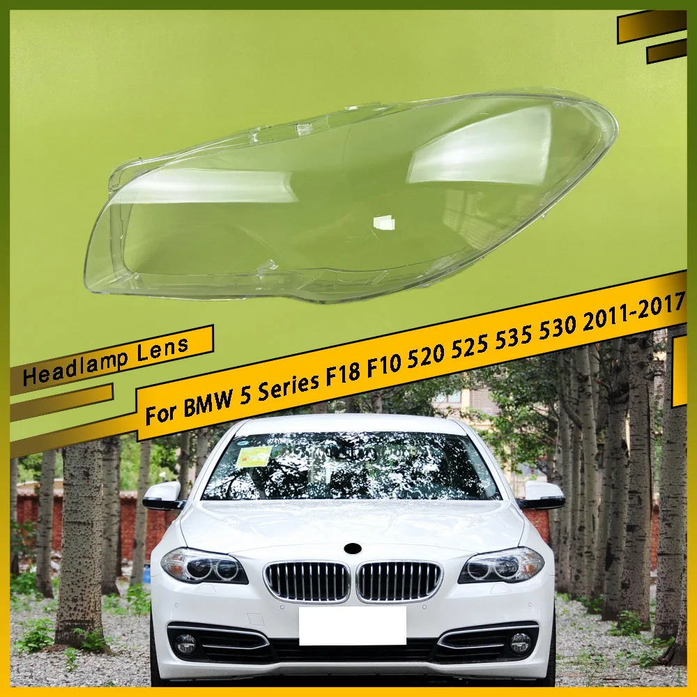 

Car Front Headlight Lens Cover Car Transparent Lampshade Headlight Cover For BMW 5 Series F18 F10 520 525 535 530 2011 - 2017
