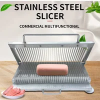 LZHZXY Manual Double-Blade Vegetable Slicer – Thickened Stainless Steel, Multi-Function