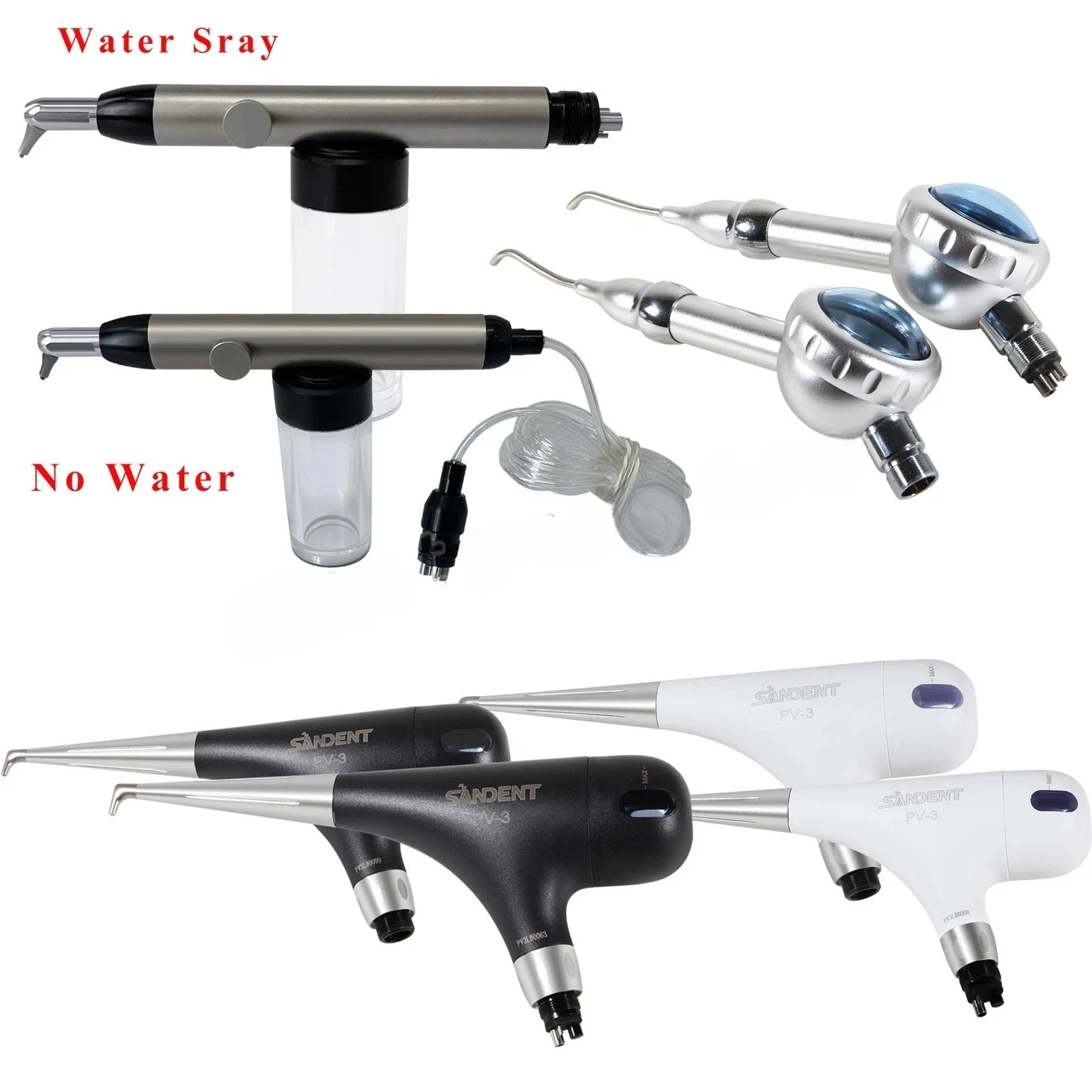 

Dental Sandblaster/Air Flow Teeth Polishing Polisher Handpiece Hygiene Prophy Jet 2/4 Hole