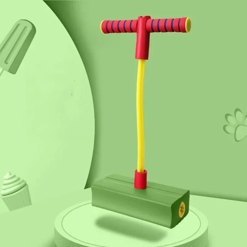 子供用スポーツゲームおもちゃフォームラバースティックジャンパー屋内外兼用楽しいフィットネス器具バウンス感覚向上おもちゃ男の子女の子ギフト