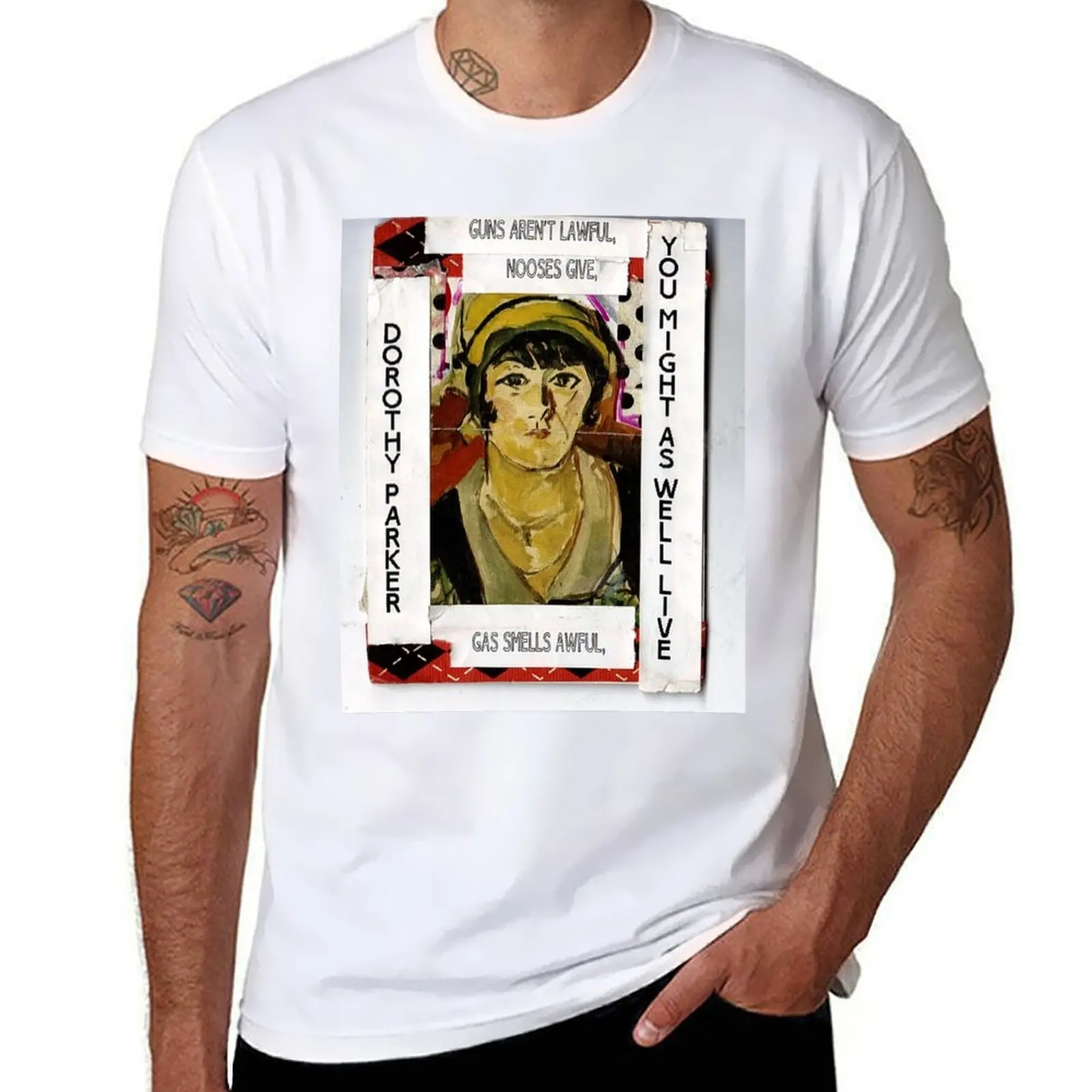 

Dorothy Parker-Resume(You Might As Well Live) T-Shirt t shirts for man slim fit t shirt man luxury T-Shirt