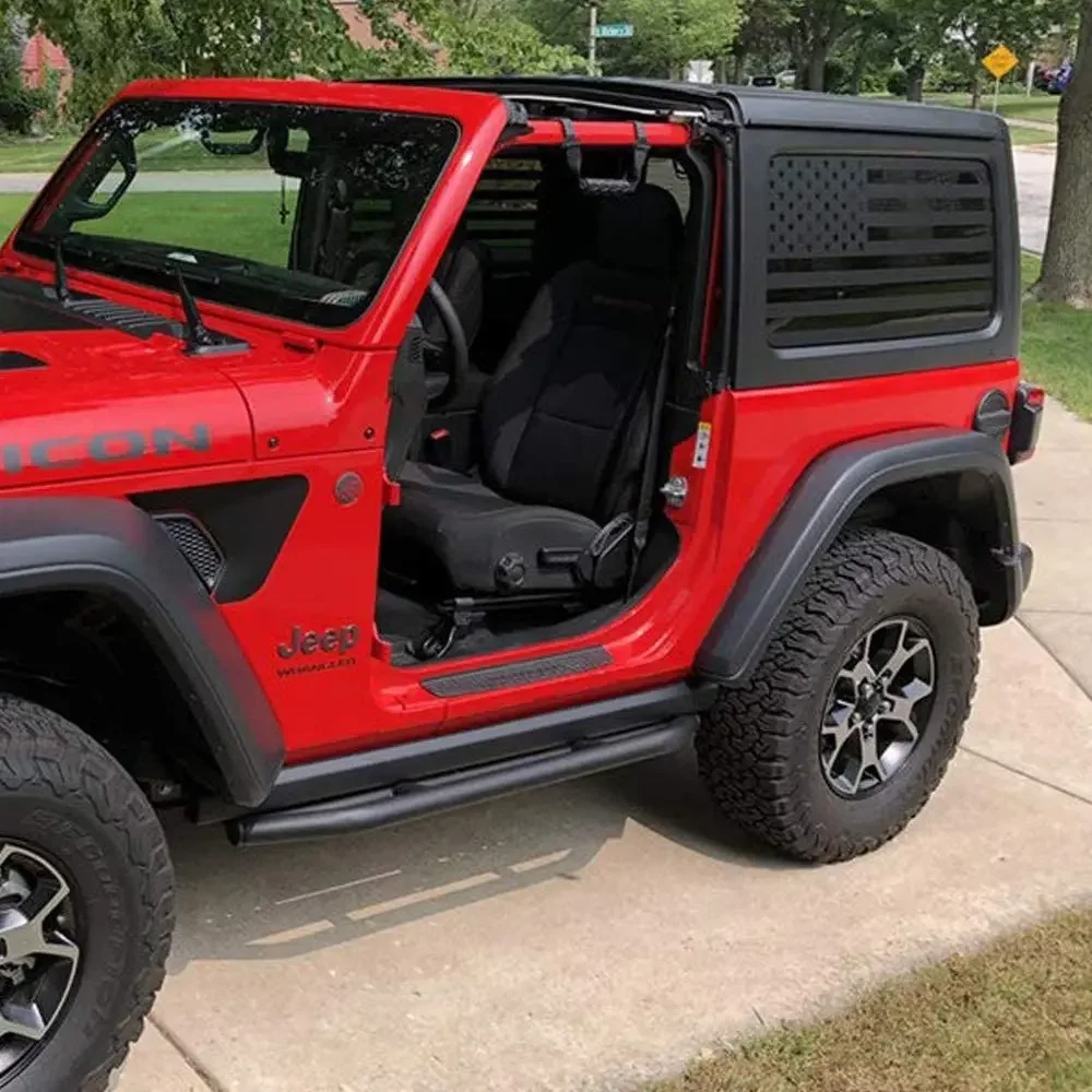 

outdoors us flag Window Decal matte black US vinyl rear window Suitable for Jeep herdsman pre cut off road 4x4