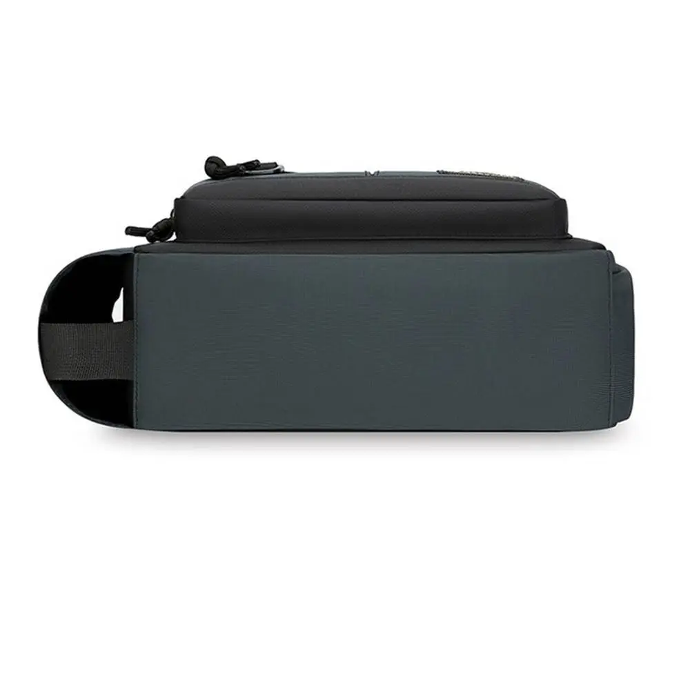 

Мужская сумка через плечо большой вместимости, ткань Оксфорд, боковой карман, деловая сумка-мессенджер со светоотражающей полосой, легкая