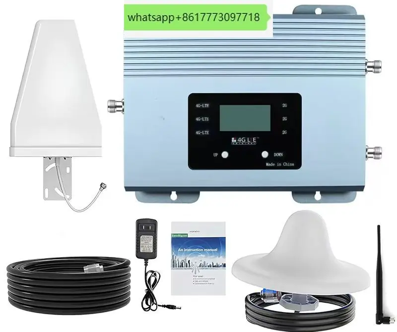 High Performance Mobile Phone Signal Booster 1800/2100mhz 2G 3G 4G Signal Amplifier Repeaters