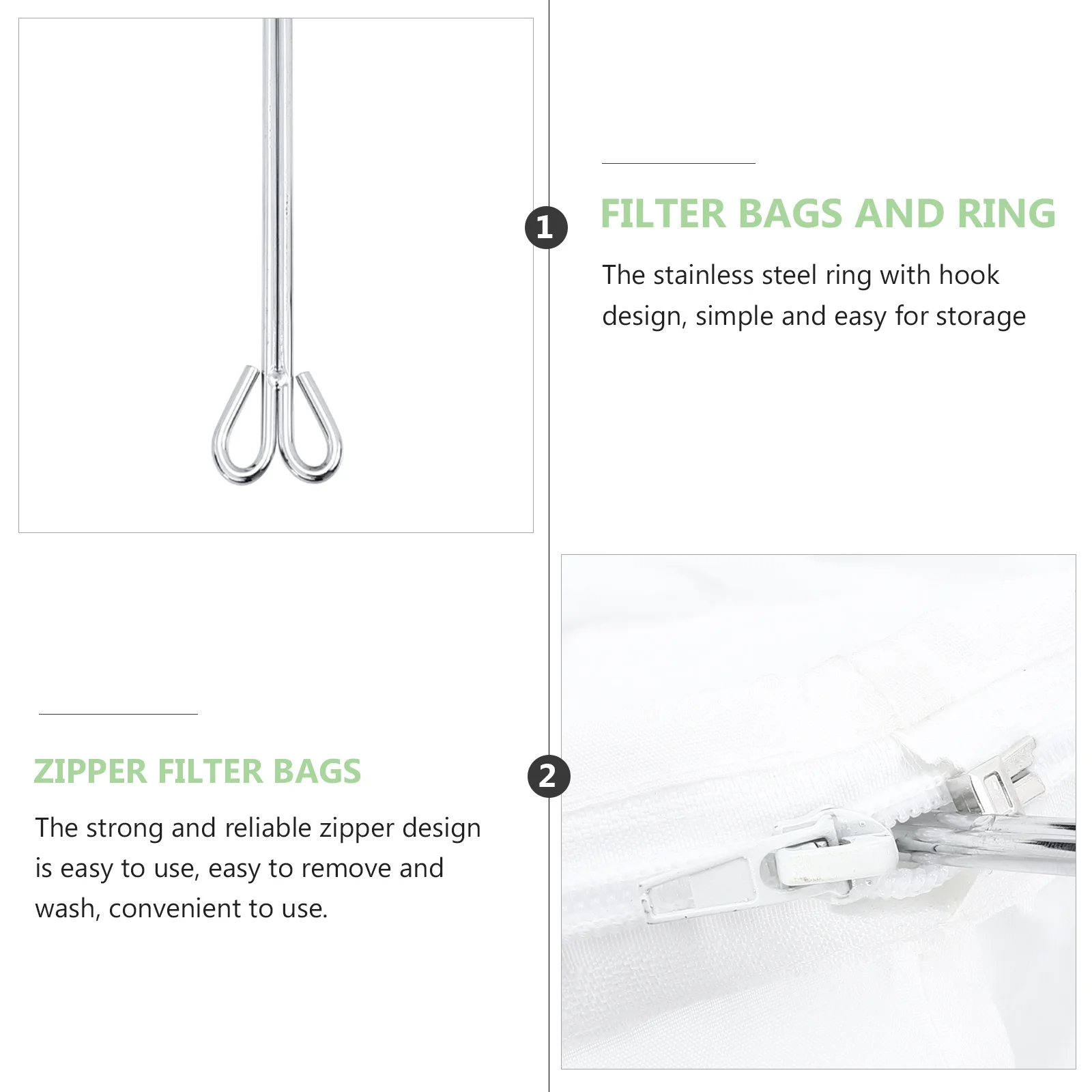 

1 комплект практичных многоразовых сетчатых мешков с крючком для домашнего изготовления напитков, фильтры, тканевые сетчатые мешки, фильтрующие мешки и кольца