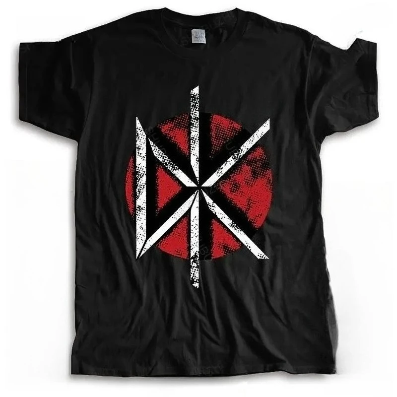 

Мужские брендовые модные крутые футболки, летние футболки, мужские толстовки с логотипом Dead Kennedys, хлопковая толстовка с забавным коротким рукавом