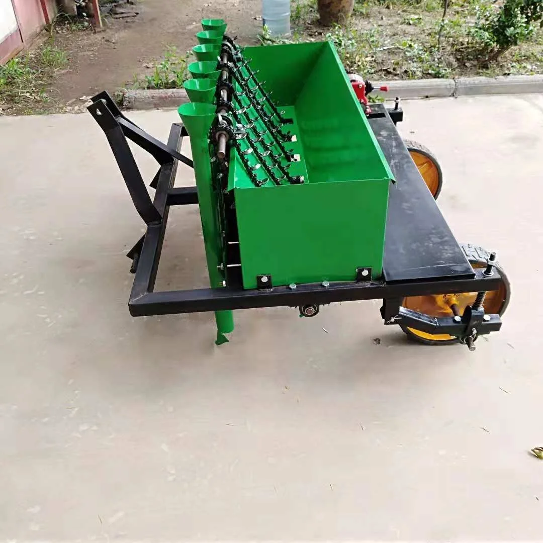 【Le più vendute】 Trattore a quattro ruote con fioriera per aglio Seminatrice per aglio e nucleo motore per la piantare aglio