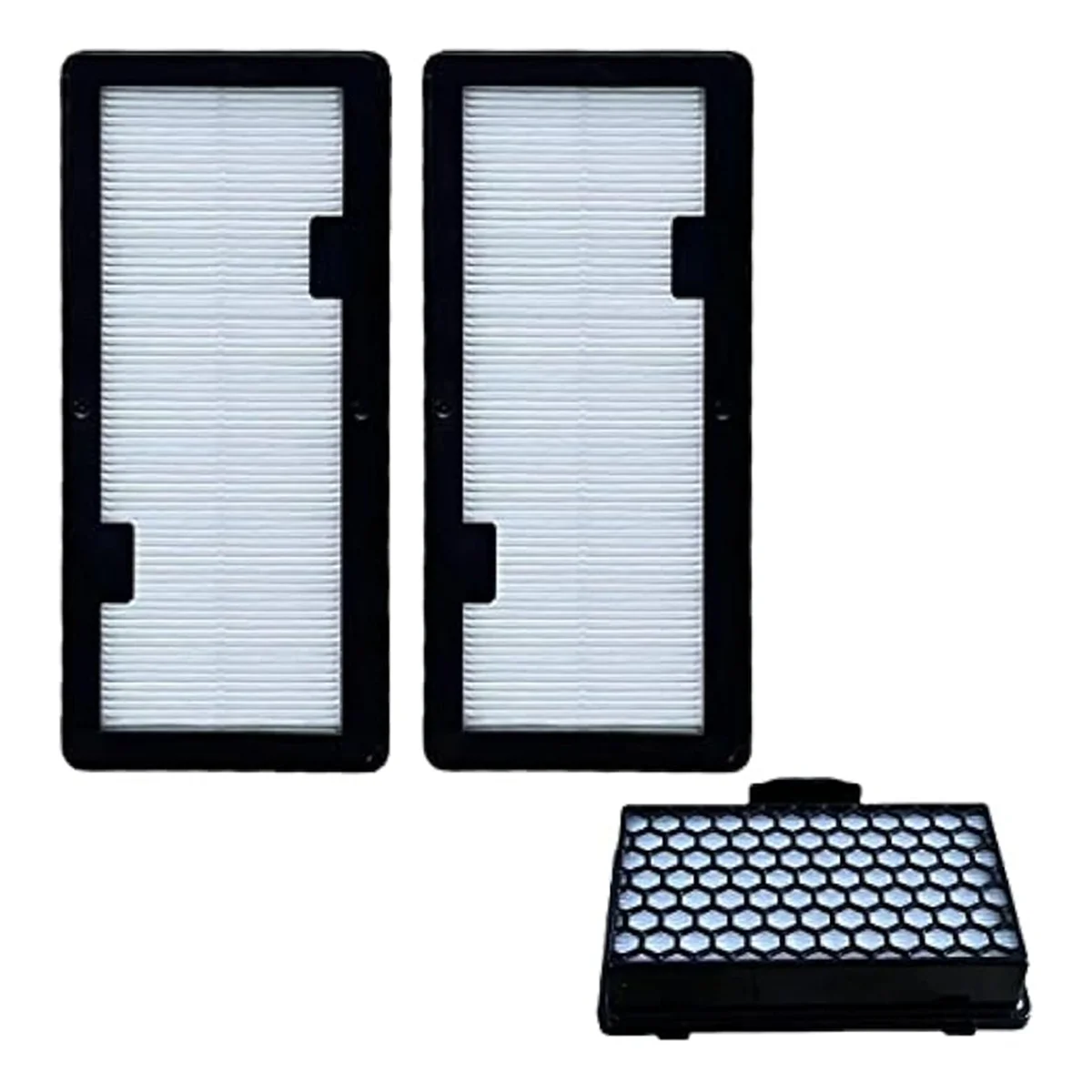 Replacement for Robot Cleaner Samsung Jet Bot+ HEPA Filters Accessories Parts 2PCS Robot Filter+1PCS Base Filter