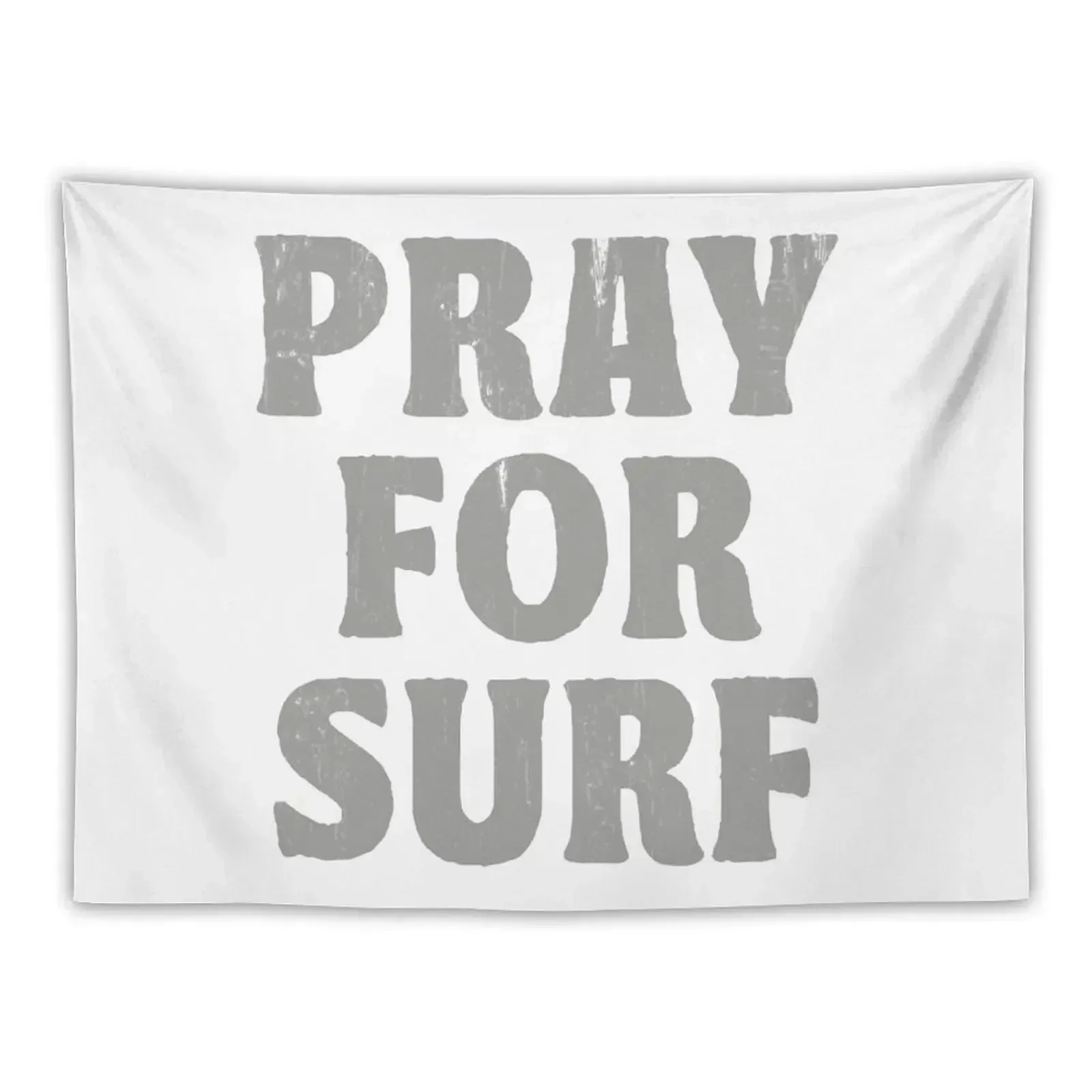 

Vintage Pray For Surf Sticker Tapestry Decoration For Rooms Carpet On The Wall Tapestry