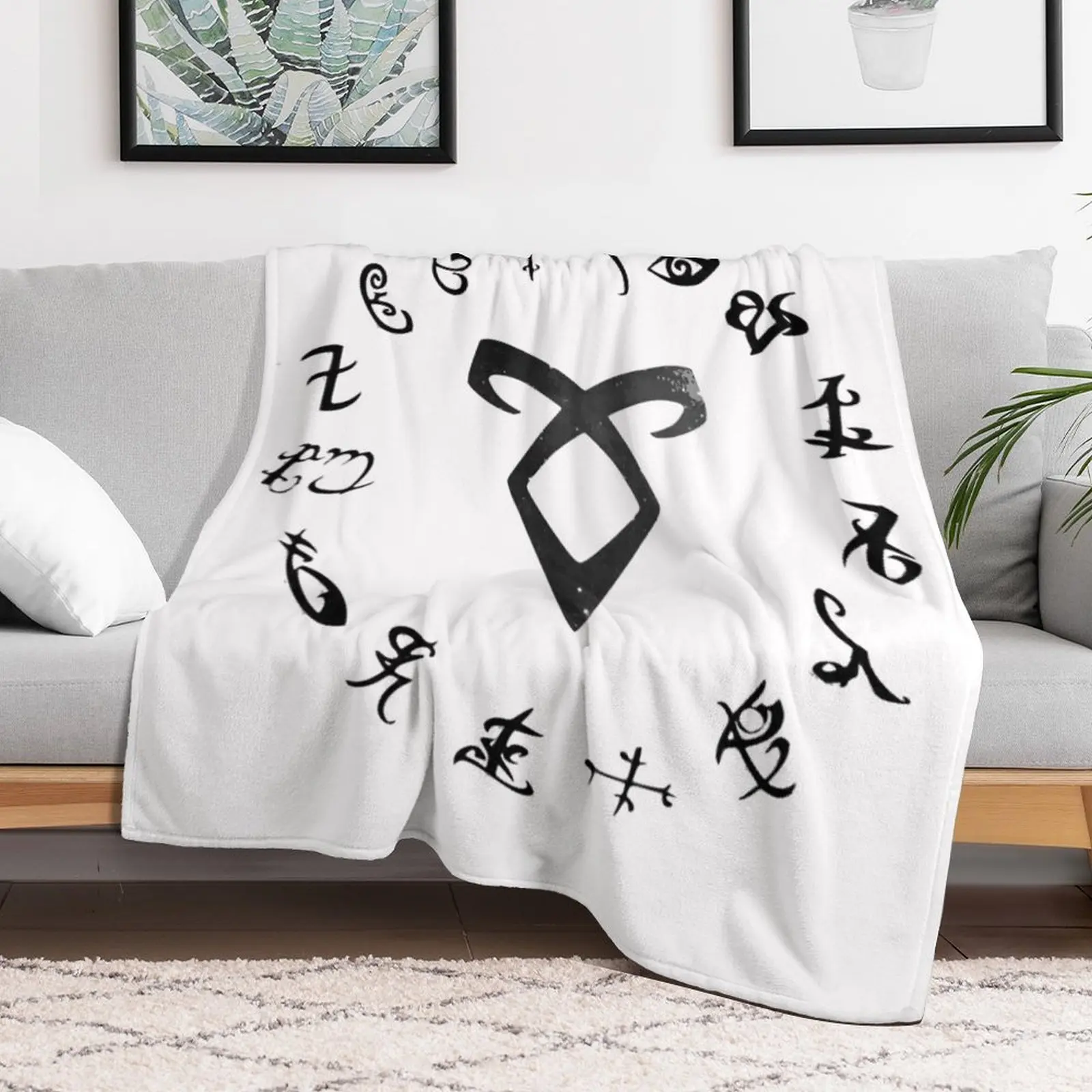 Shadowhunter runes Throw Blanket for babies christmas gifts Blankets